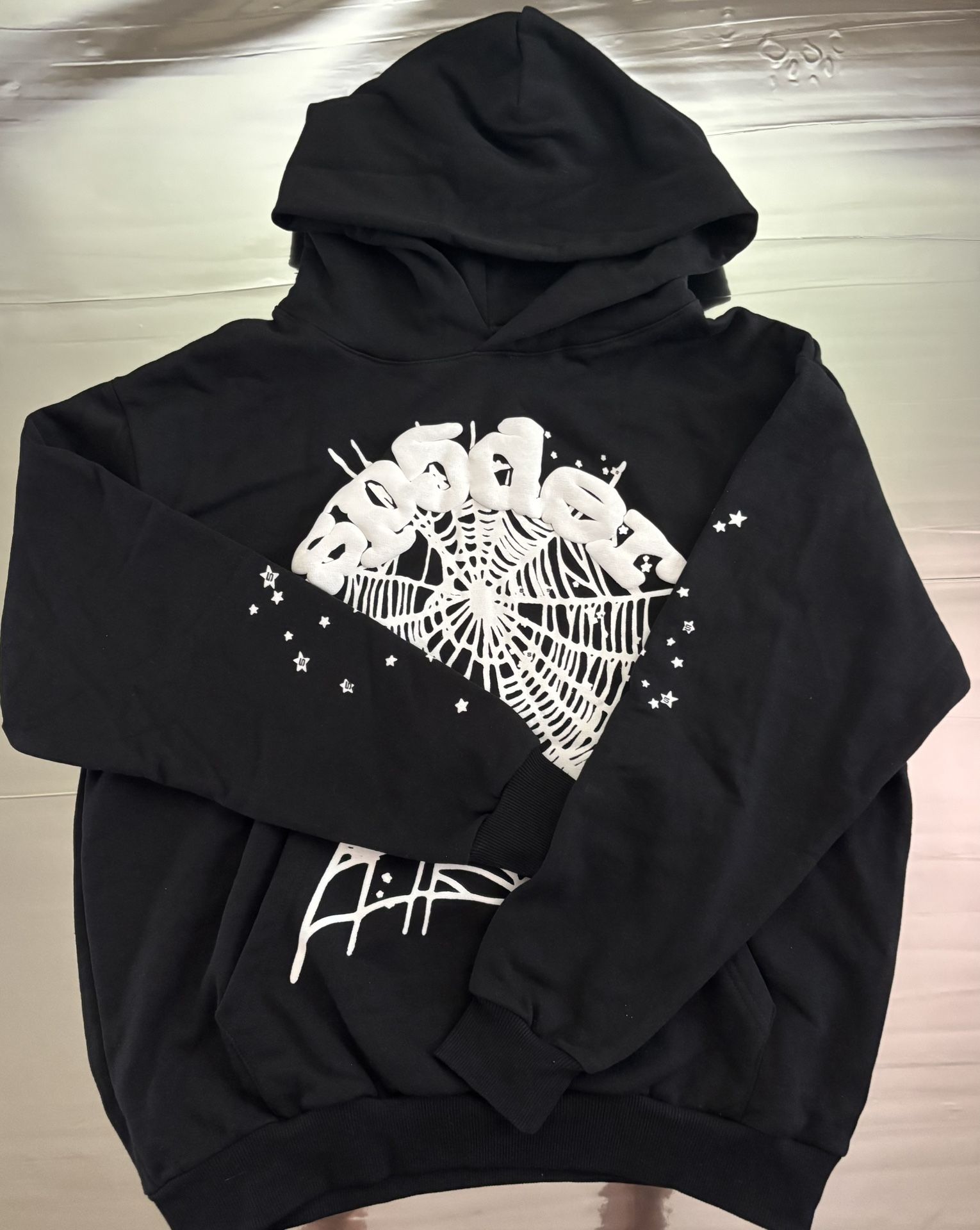 Black Men’s Sp5der Hoodie Size Medium 1:1