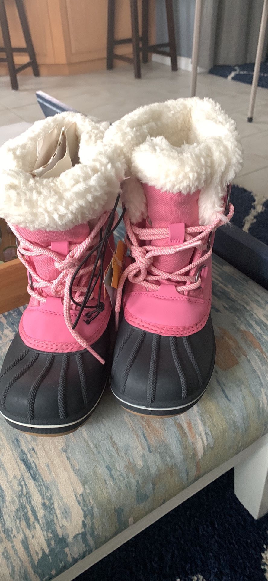 New Girls Pink Snow Boots Sz 13 $20 Each