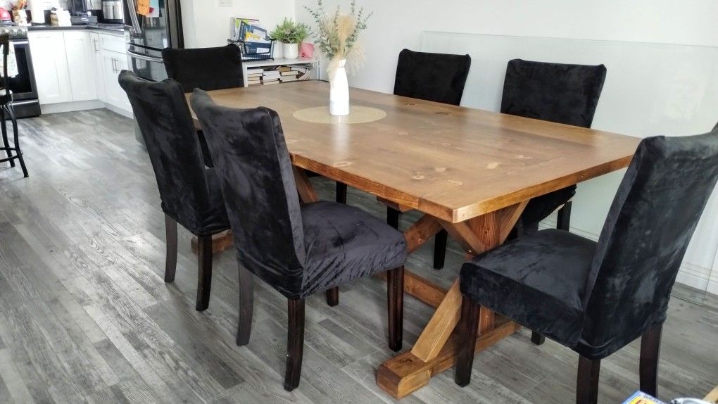 Custom Made Farm Style Tables.