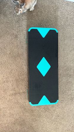 Balance Board Step Platform Black Teal