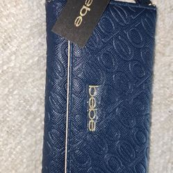 Bebe Navy Wallet