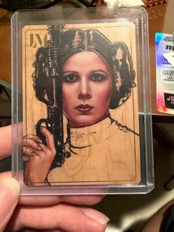 Lucas Museum of Narrative Art Princess Leia card Carrie Fisher Star Wars