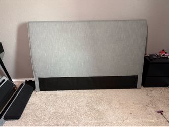 Queen bed frame with storage