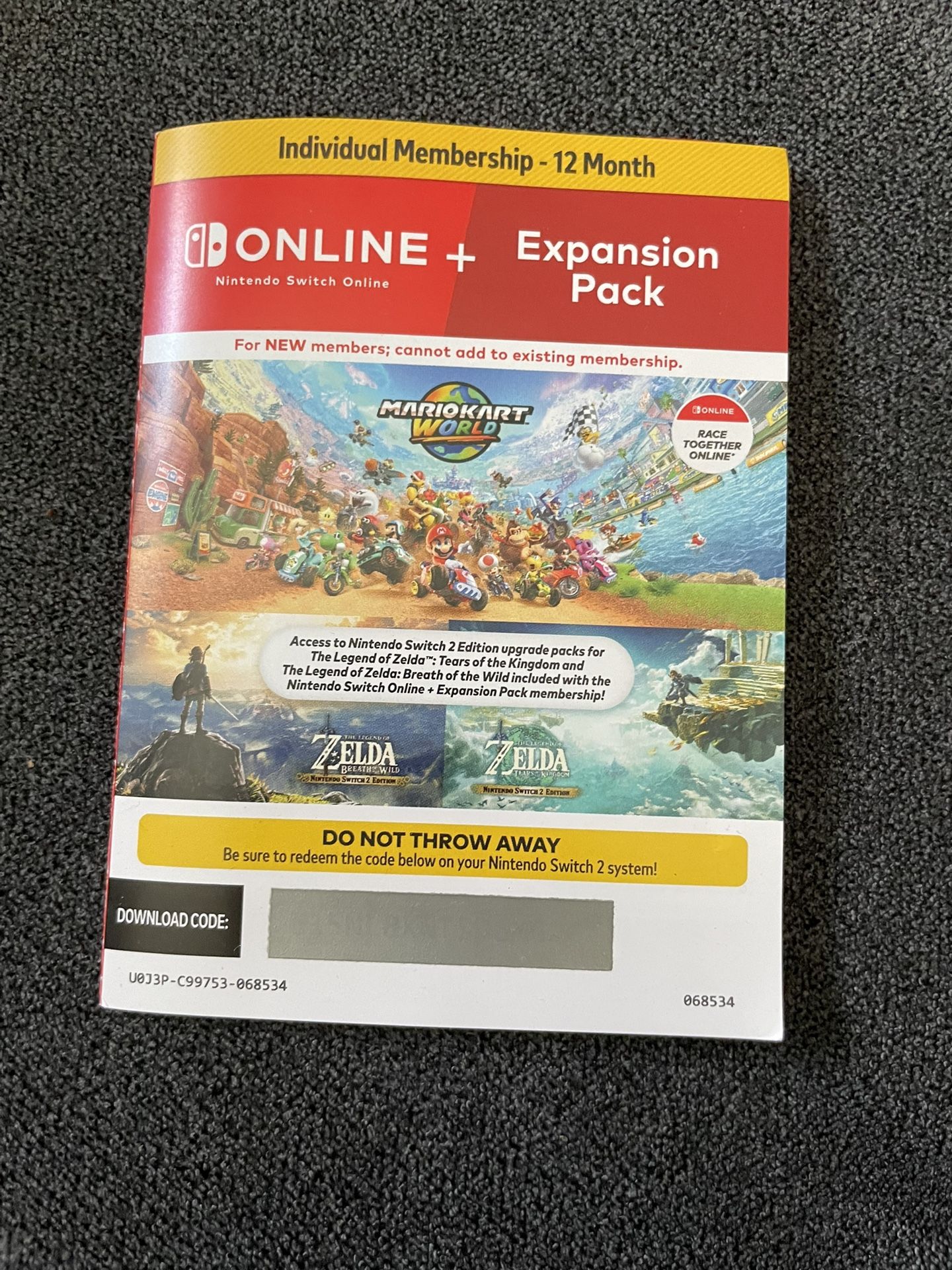 Nintendo Online + Expansion Pack 