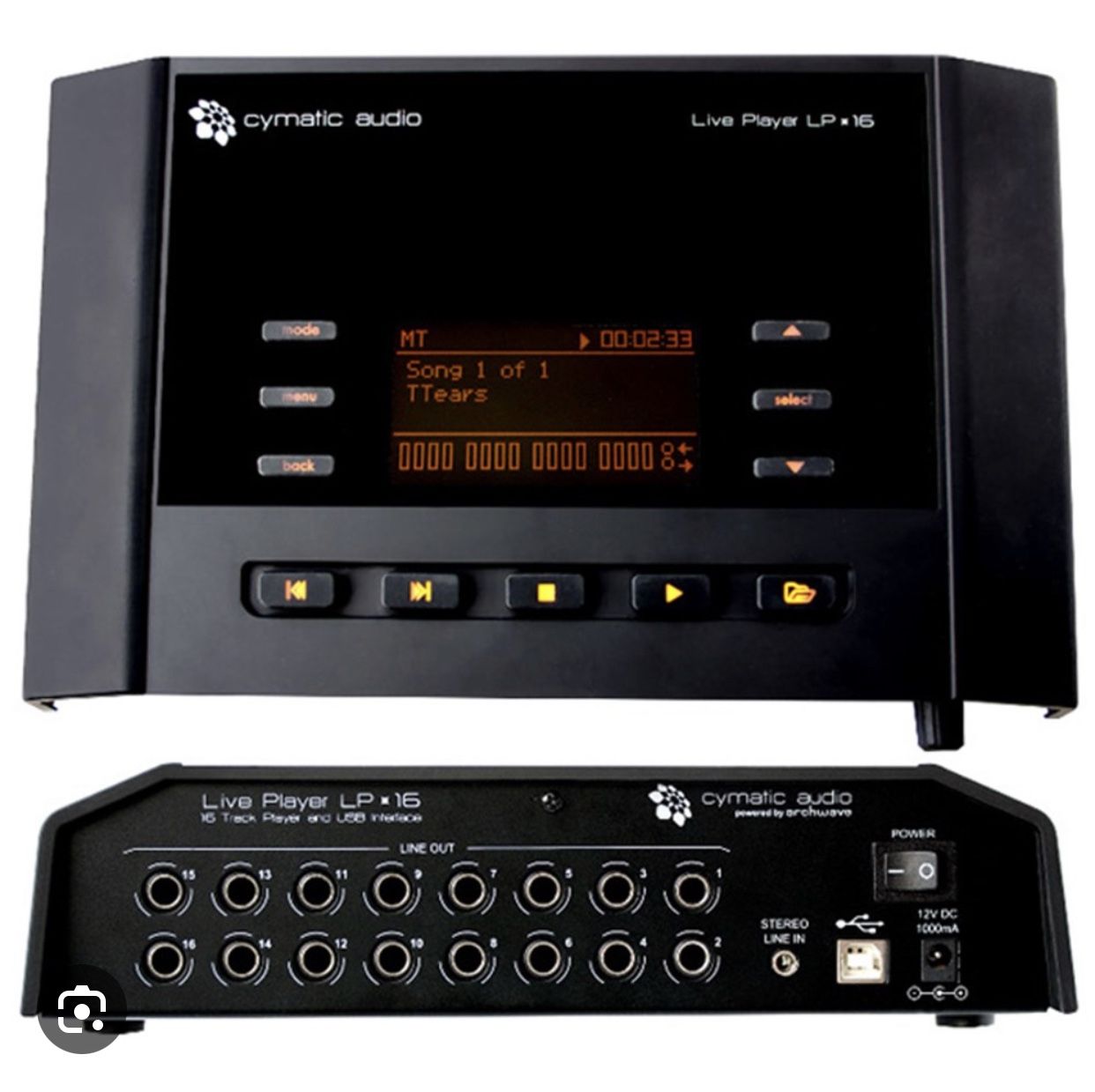 Cymatic Audio LP 16. 16 Track Player