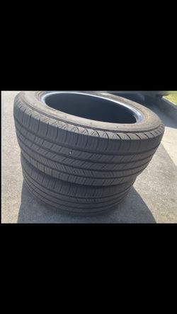 2 Only - 205/55r16 Michelin Defender Tires Good 80% Treads!!