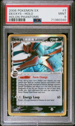 Pokémon 2007 holon phantoms deoxys holo psa 9
