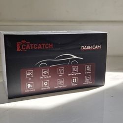 4K 360° Dash Cam – Front, Rear, & Side View, WiFi, GPS, Voice Control, Night Vision +Free 64GB Card