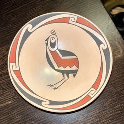 Mata Ortiz  José Andres Villalba Mexico Southwestern Native Pottery Plate