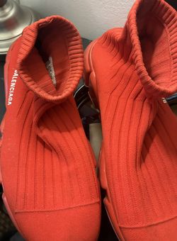 Authentic Red Balenciaga Sneakers