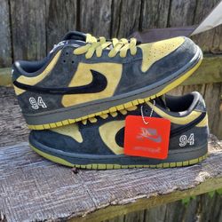 Nike SB Dunk Low x SUPREME 94 Camper Green (HULK)