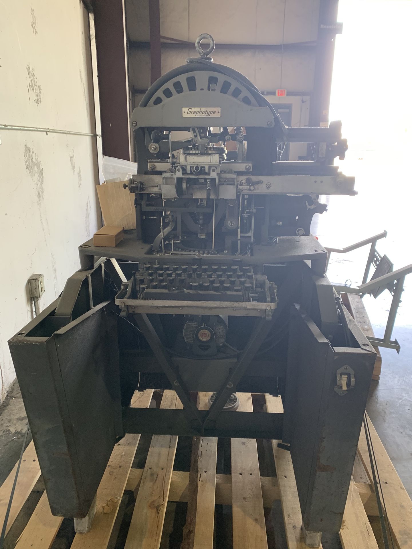 Vintage Graphotype Military Dog Tag Machine