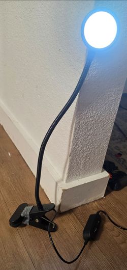 LED Clip-On Gooseneck Desk Light