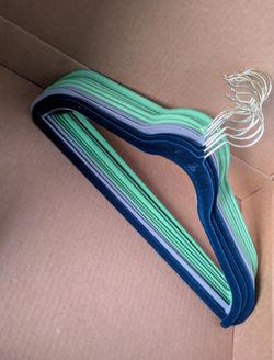 Joy Mangano Velvet Non Slip Clothes Hangers Set 12
