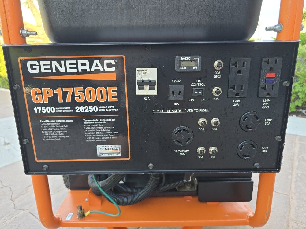 Generac GP 17500E Whole House Generator 