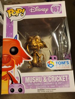 Funko Pop Mushu Cricket Damaged Box $10