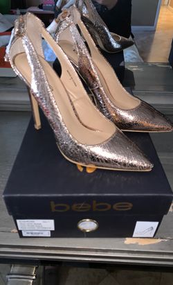 Size 7 Rose Gold Bellah Bebe Heels