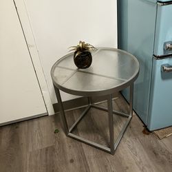 Gray Side Table