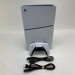 Sony PlayStation 5 Slim Disc Edition PS5 1TB White Console Gaming System