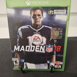 Madden NFL 18 (Microsoft Xbox One, 2017) Video Game 