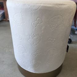 Impression Hello Kitty Vanity Stool Vanity Chair Vanity Stool Hello Kitty Ottoman Hellokitty Stool Hello Kitty Chair