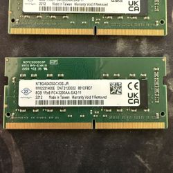 HP Laptop RAM 16GB PC4-3200 DIMM 2x8GB | NANYA NT8GA64D88CX3S