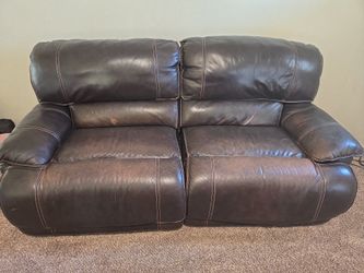 Leather Recliner Loveseat