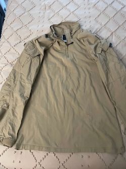 Combat shirt, long sleeve, coyote