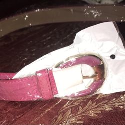 New Red Leather Belts 37’