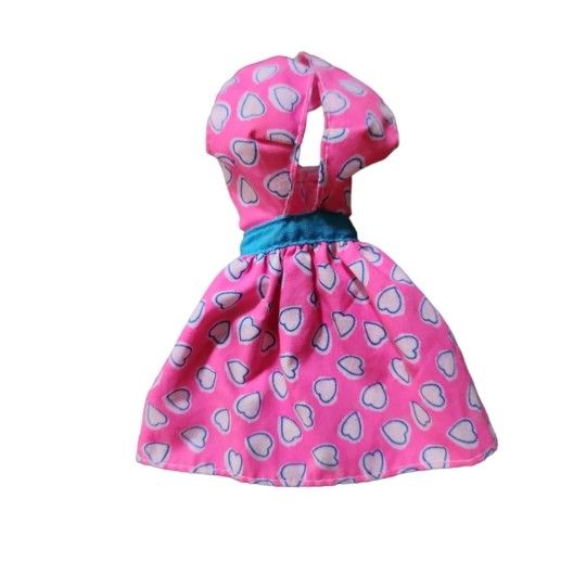 Vintage 1993 Mattel Barbie Great Weekends Fashions Outfit Pink Mini Dress Only