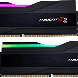 G.SKILL Trident Z5 RGB Series DDR5 RAM (Intel XMP 3.0) 48GB (2x24GB) 8000MT/s CL40-48-48-128 1.35V Desktop Computer Memory U-DIMM - Matte Black 