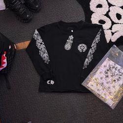 Black Chrome Hearts Los Angles Shirt Size S