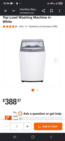 Halmiton Beach Portable Washer