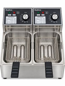 20L Dual-Tank Electric Deep Fryer