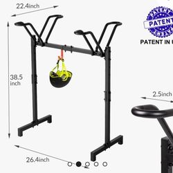 Vertical Two Bike Rack Storage