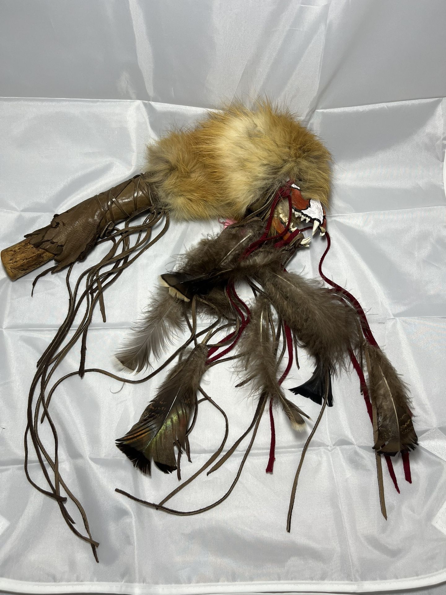 Vintage Handmade Native American Ceremonial/Medicine Stick Taos New Mexico