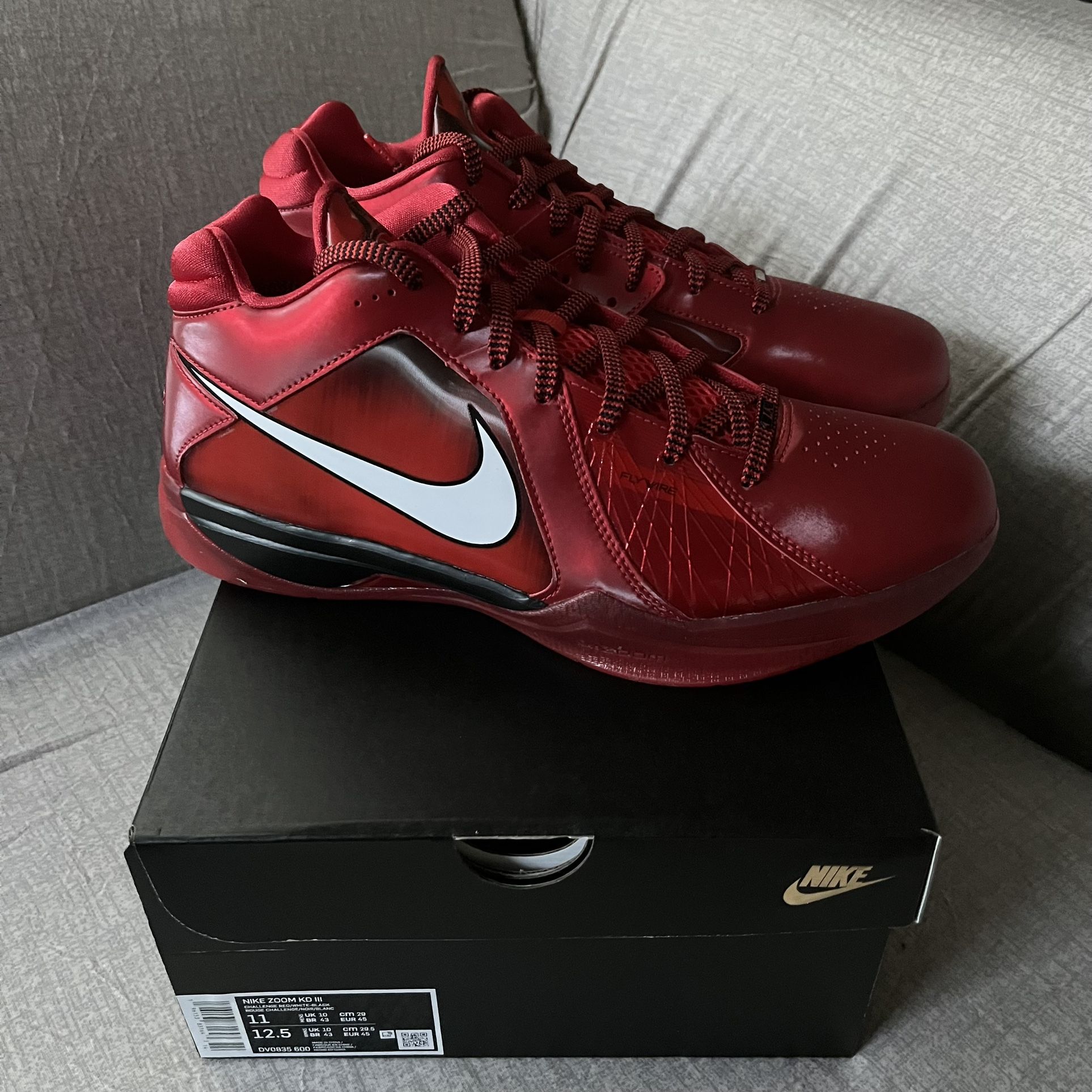 Nike Zoom KD Kevin Durant Retro All Star Red New Size 11