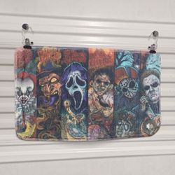 Multi horror characters mat 30.5x19 inches 
New without tag 
Very soft