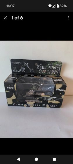 Zakk Wylde DIE CAST #2 of 9 CAMO CHOPPER