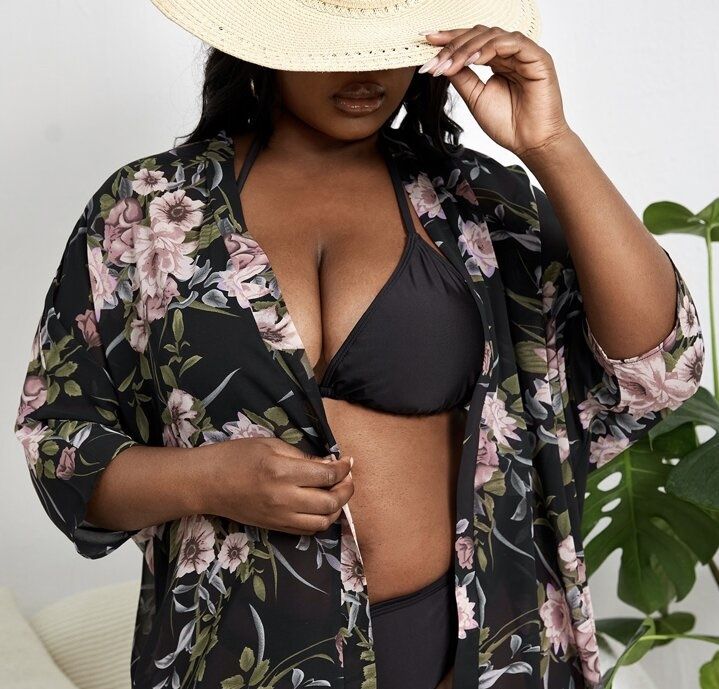 Women’s Floral Kimono Summer Short Cover Ups Tops Sizes M and XS *NEW*