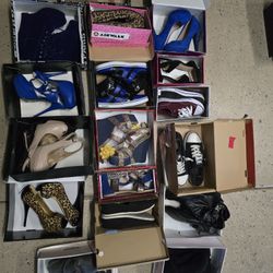 Shoes. Heels. Sneakers. Boots