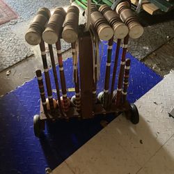 Vintage Croquet Set