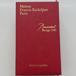 Baccarat Rouge 540 Maison Francis Kurkdjian Paris 
