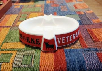 Vintage Osborne Veterano Ceramic Ashtray $12
