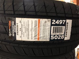 Brand New Tires (1) Milestar Interceptor AS810 (215/45ZR17) (Single) ($67)