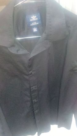 Dockers Long sleeve black button up Medium