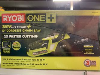 Ryobi 18V chain saw kit