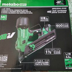 New Metabo 18v  Hardware Nail Gun