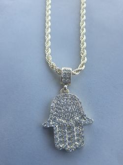 New!!!! Designer rope chain with stones 20"