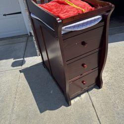 Wood Baby Changing Table - Best Offer Takes It